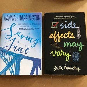 Saving June and side effects may vary. Two books